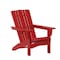 Flash Furniture Red Adirondack Patio Chair with Cupholder LE-HMP-1045-10-RD-GG - alternate 4